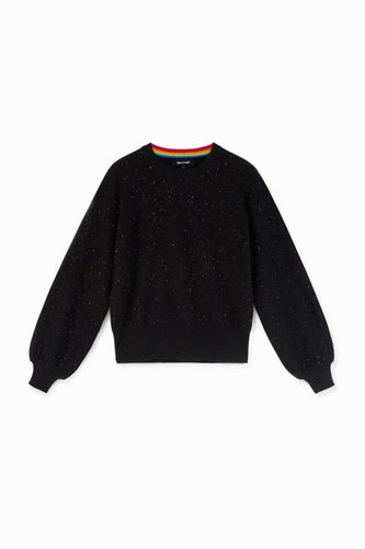 Knit jumper sequins - BLACK - XS - Desigual - Modalova