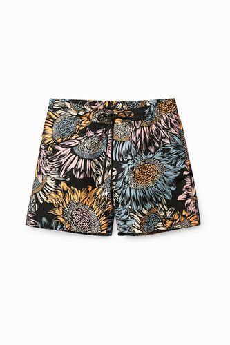 Floral print swim shorts - - L - Desigual - Modalova