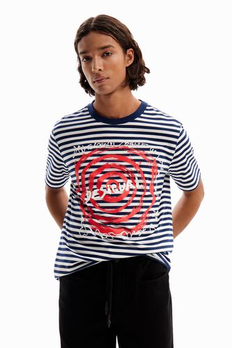 Camiseta espiral con logo - - L - Desigual - Modalova