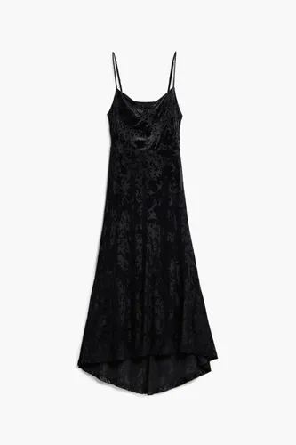 Midi slip dress - BLACK - S - Desigual - Modalova