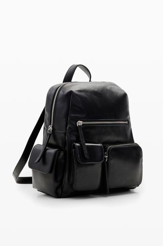 M leather pockets backpack - U - Desigual - Modalova