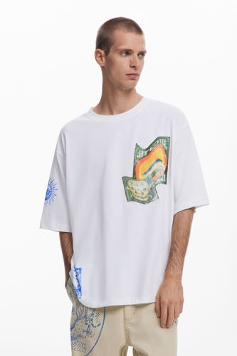 Camiseta print Arty - WHITE - S - Desigual - Modalova