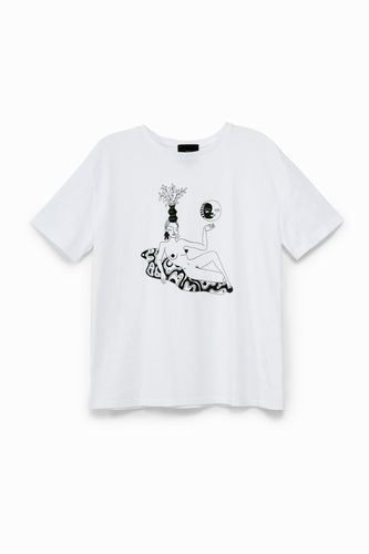 Camiseta ilustrada - WHITE - M - Desigual - Modalova