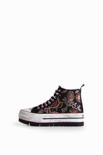 Sneakers altas plataforma patch oriental - 41 - Desigual - Modalova