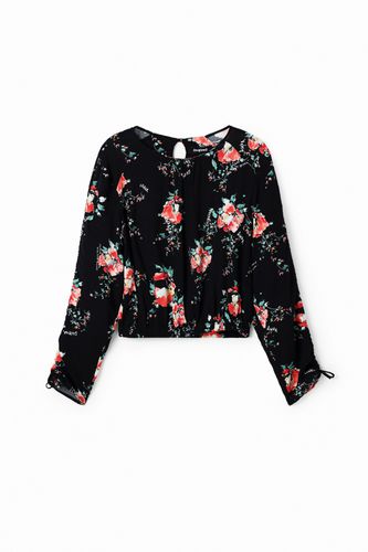 Blusa mangas ajustables floral - Desigual - Modalova
