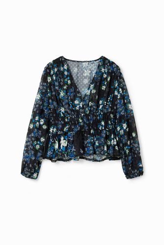 Blusa plumeti flores - Desigual - Modalova