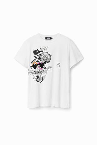 Skull and flowers T-shirt - - M - Desigual - Modalova