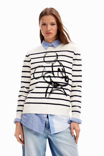 Striped Mickey Mouse pullover - - M - Desigual - Modalova