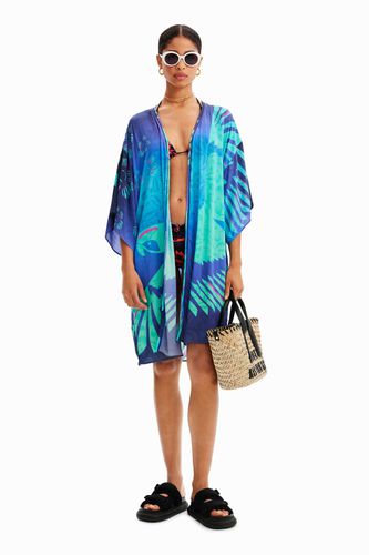 Kimono abierto tropical - BLUE - S - Desigual - Modalova