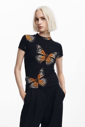 Short-sleeve butterfly T-shirt - XS - Desigual - Modalova