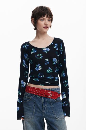 Jersey frutas cuello perkins - L - Desigual - Modalova