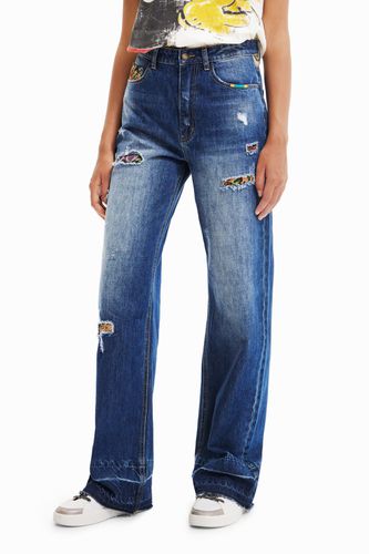 Wide leg jeans - BLUE - 42 - Desigual - Modalova