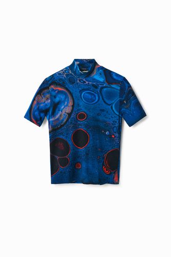 Arty print T-shirt - BLUE - L - Desigual - Modalova
