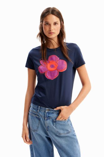 Camiseta ilustración flor - - L - Desigual - Modalova