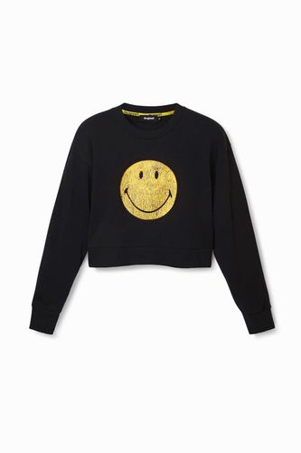 Sudadera Smiley - BLACK - XS - Desigual - Modalova