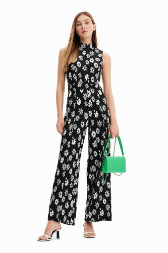Contrast floral jumpsuit - - XL - Desigual - Modalova