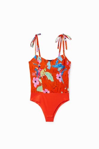 Tropical strappy corset bodysuit - XL - Desigual - Modalova