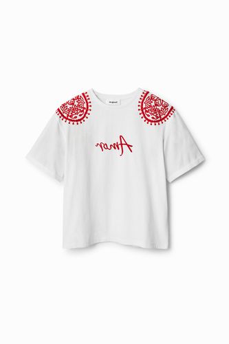 Stella Jean embroidered T-shirt - - XS - Desigual - Modalova