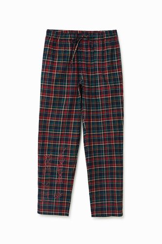 Tartan pyjama trousers - RED - M - Desigual - Modalova