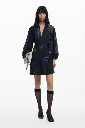 Vestido camisero corto - BLACK - XS - Desigual - Modalova