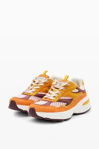 Patchwork split leather running sneakers - 37 - Desigual - Modalova