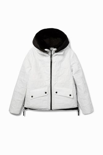 Short hooded padded jacket - - L - Desigual - Modalova