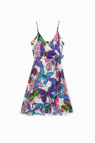 Butterfly beach dress - WHITE - XS - Desigual - Modalova