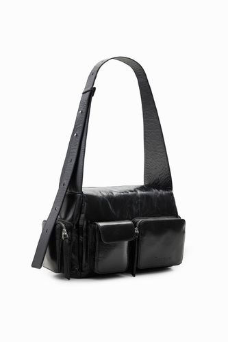 Midsize pockets leather bag - - U - Desigual - Modalova