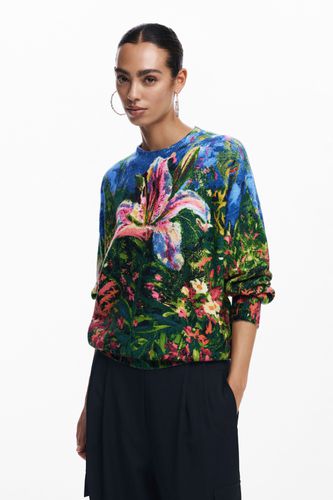 Jersey grueso orquídea - XL - Desigual - Modalova