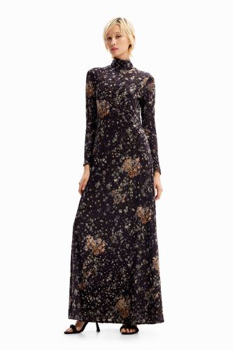 Elysia long velvet dress - - L - Desigual - Modalova