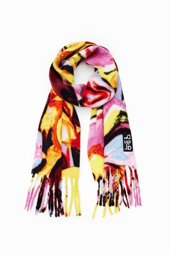 Arty scarf - YELLOW - U - Desigual - Modalova