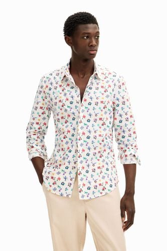 Camisa de manga larga con estampado floral - - S - Desigual - Modalova