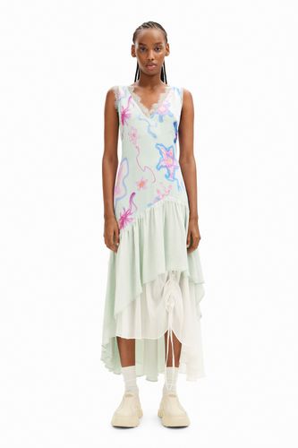 Collina Strada long multilayered strappy dress - - M - Desigual - Modalova