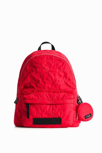 Mochila reciclada textura - RED - U - Desigual - Modalova