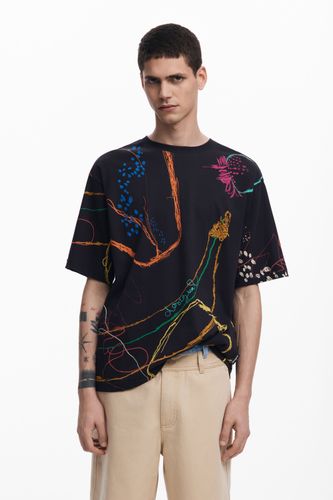 T-shirt à manches courtes avec motifs - Desigual - Modalova