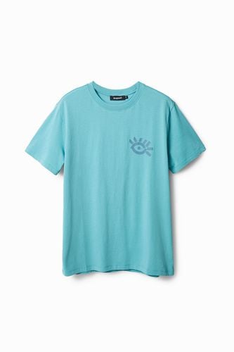 Short-sleeve eye T-shirt - BLUE - S - Desigual - Modalova