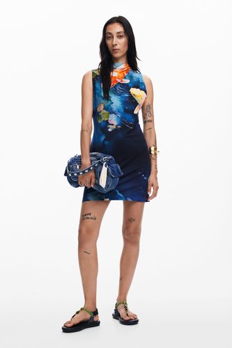 Koi Dress - BLUE - M - Desigual - Modalova