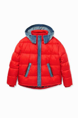 Padded jacket hood - RED - XL - Desigual - Modalova