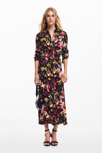 Floral shirt dress - RED - S - Desigual - Modalova