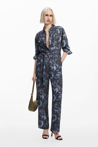 Flowy printed jumpsuit - BLACK - S - Desigual - Modalova