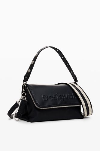 Bolso bandolera M Half Logo - Desigual - Modalova