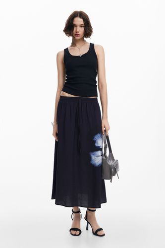 Long floral skirt - BLACK - XS - Desigual - Modalova