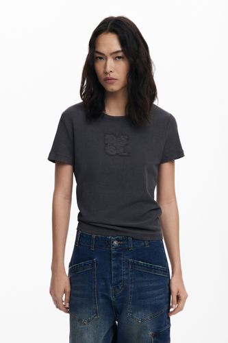 T-shirt logo déchiré - Desigual - Modalova