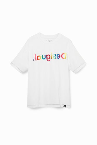 Camiseta logo arcoiris - Desigual - Modalova
