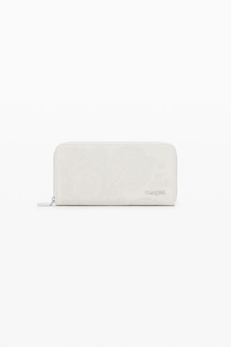 Woven floral wallet - WHITE - U - Desigual - Modalova