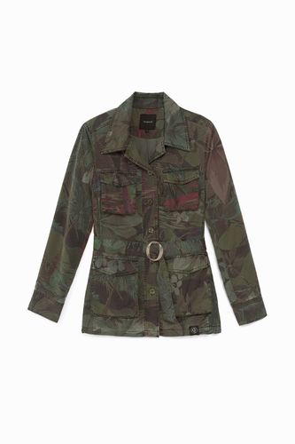 Camoflower military jacket - - 34 - Desigual - Modalova