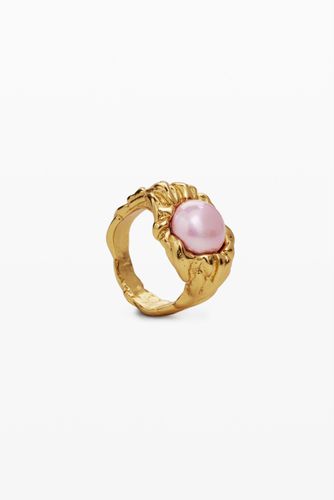 Gold-plated pearl ring Zalio - 16 - Desigual - Modalova