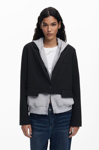 Americana punto combinada - XS - Desigual - Modalova