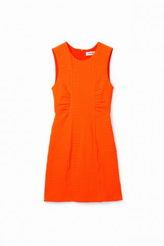 Textured mini dress - ORANGE - XXL - Desigual - Modalova