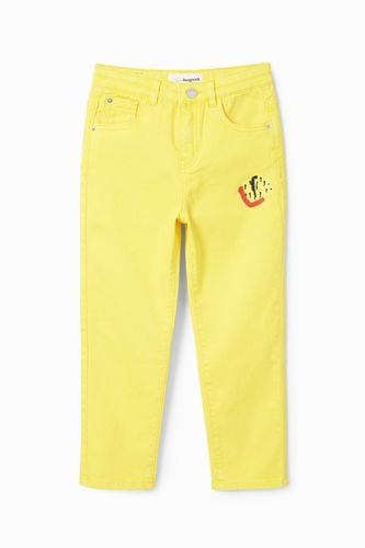 Arty straight jeans - YELLOW - 9/10 - Desigual - Modalova